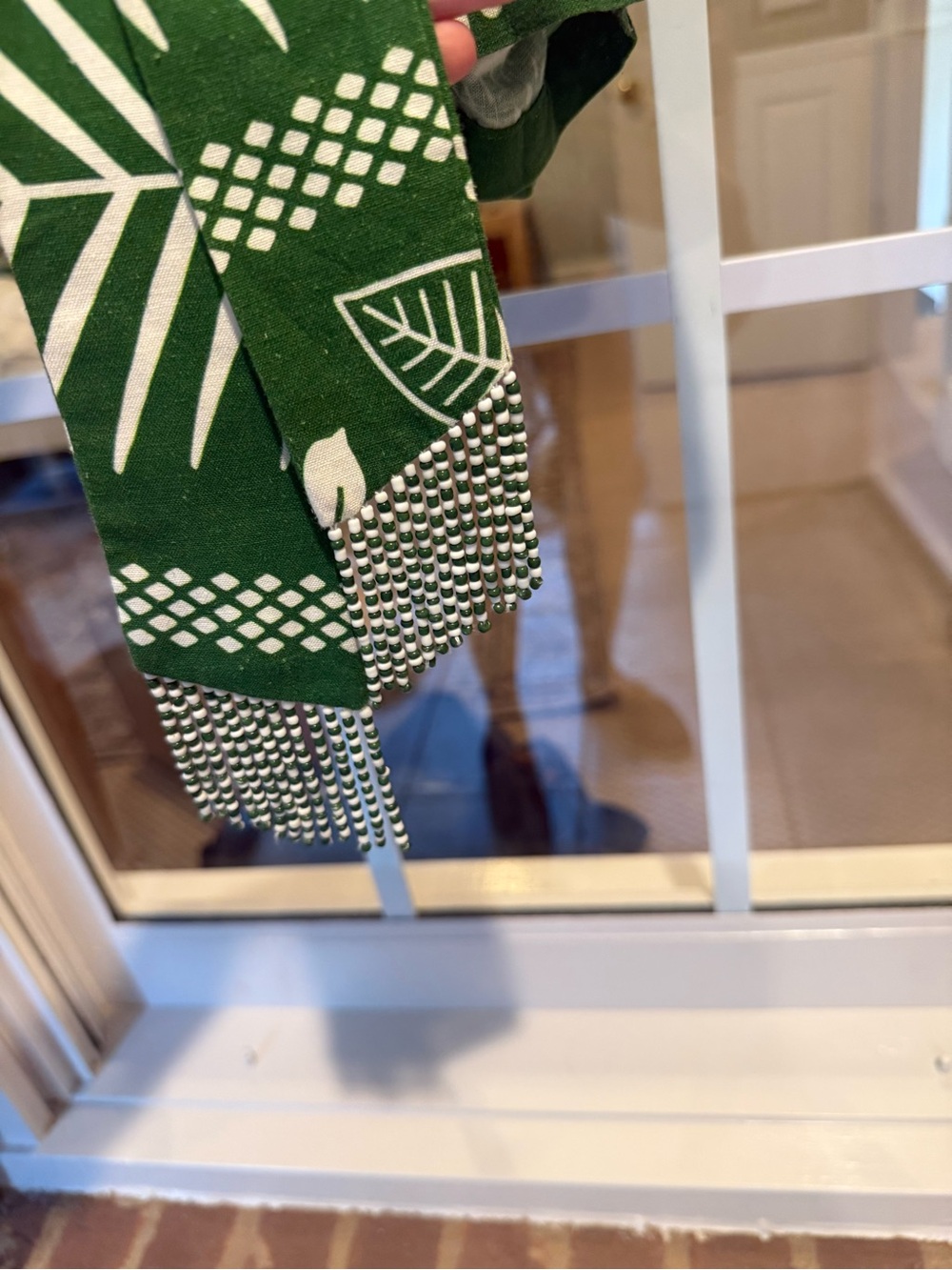 Farm Rio Macaw Elegance Green and White Romper XL Good condition - Picture 5 of 11